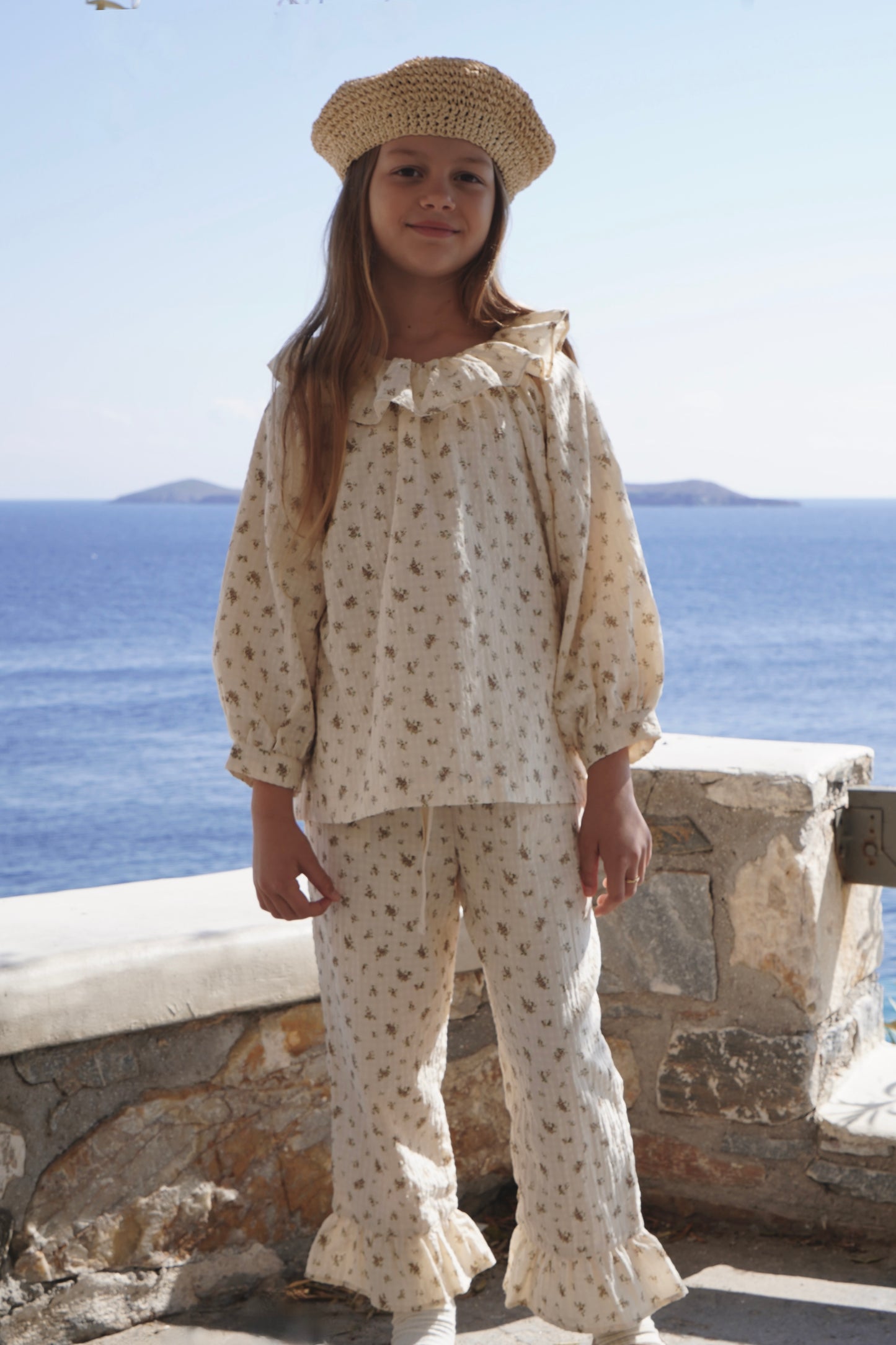 Harriet Blouse ~ Florale walnut