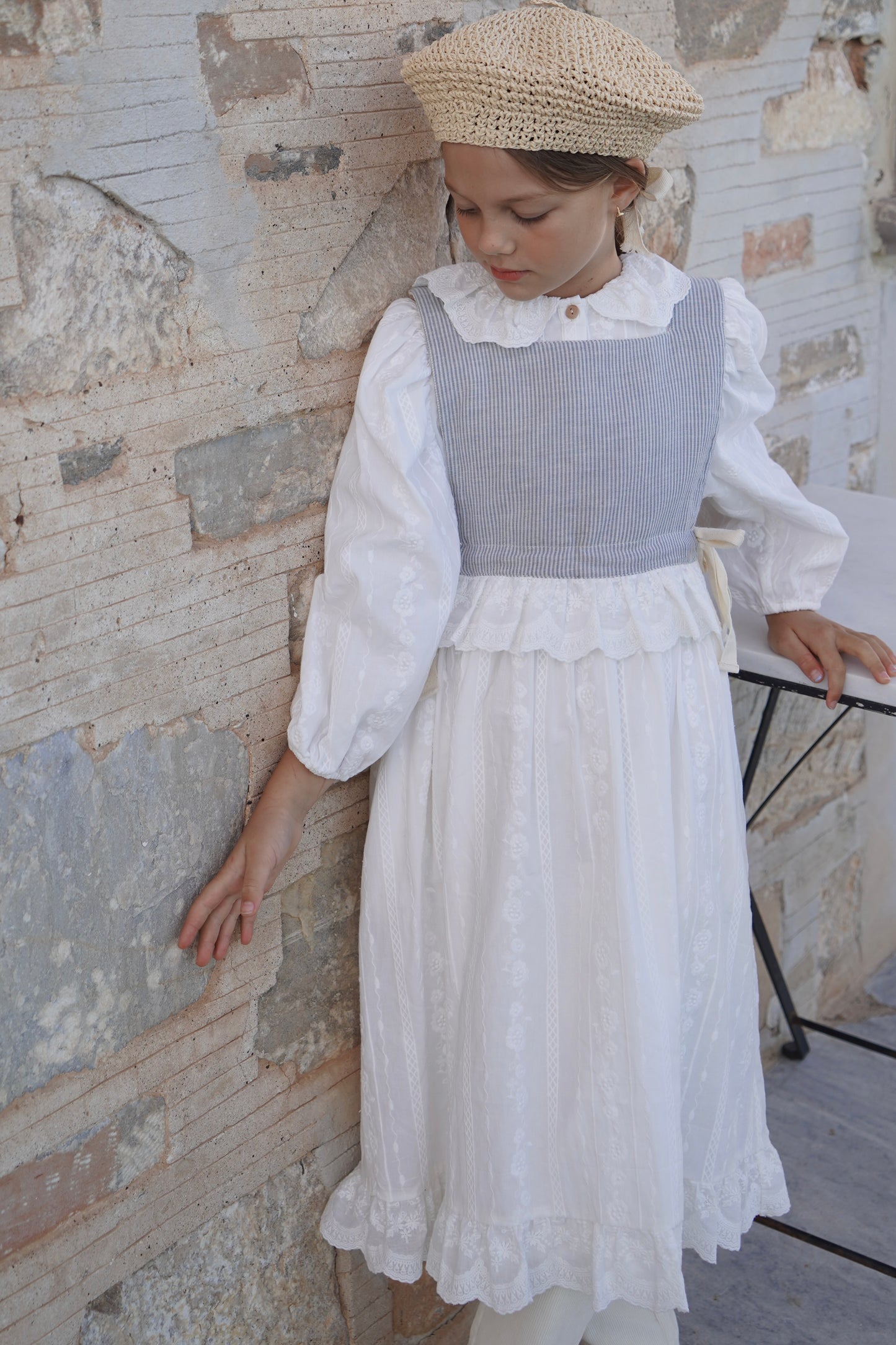 Agna Dress ~ Papillon Broderie