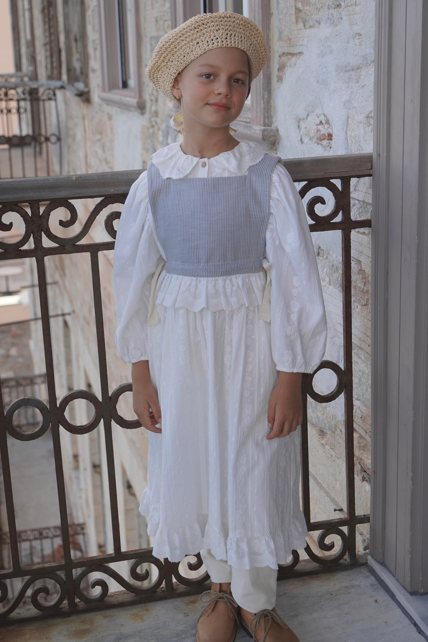 Agna Dress ~ Papillon Broderie