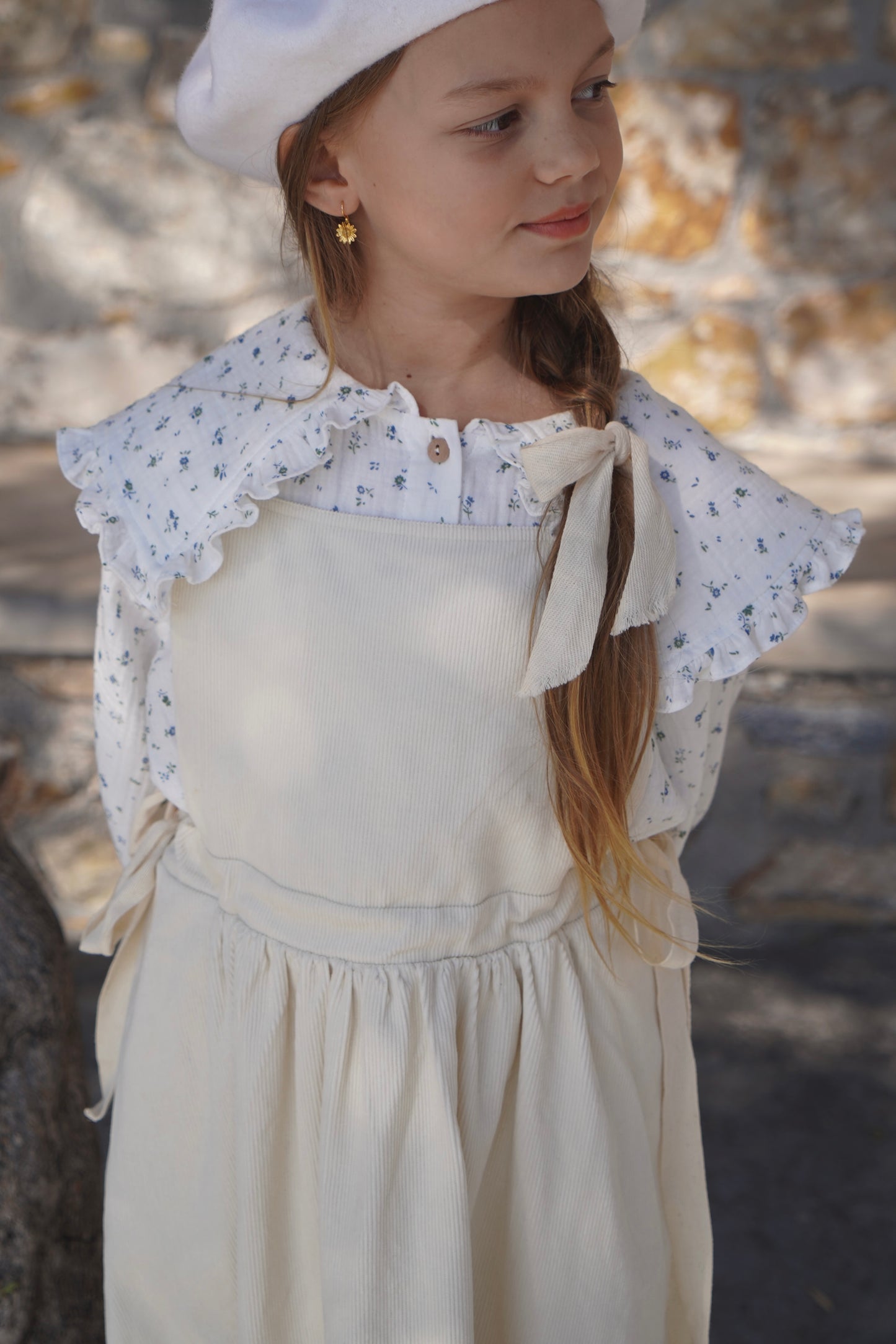 Solange Dress ~ Crème Corduroy