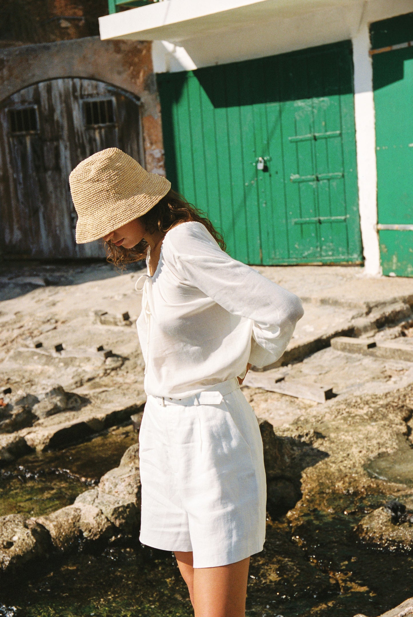Capri Short ~ Antique Blanc