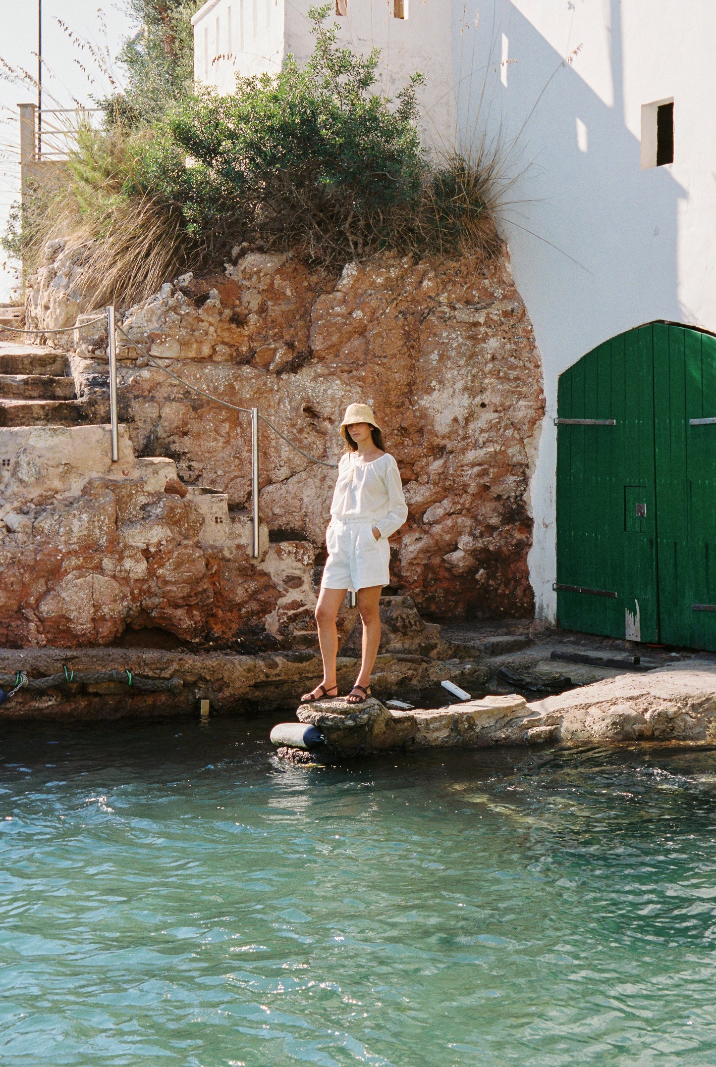Capri Short ~ Antique Blanc