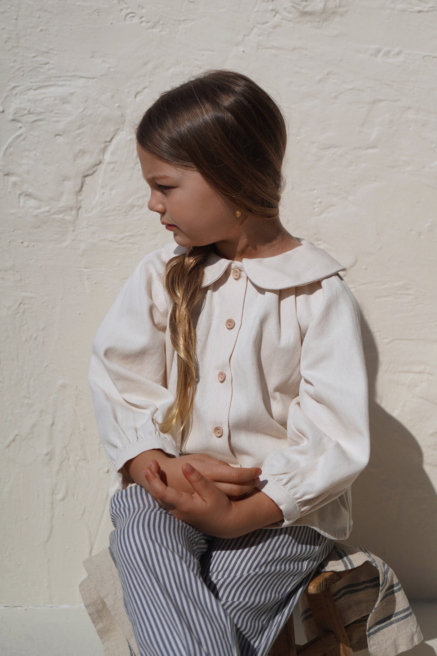 Espe Blouse ~ Luxe Ecru