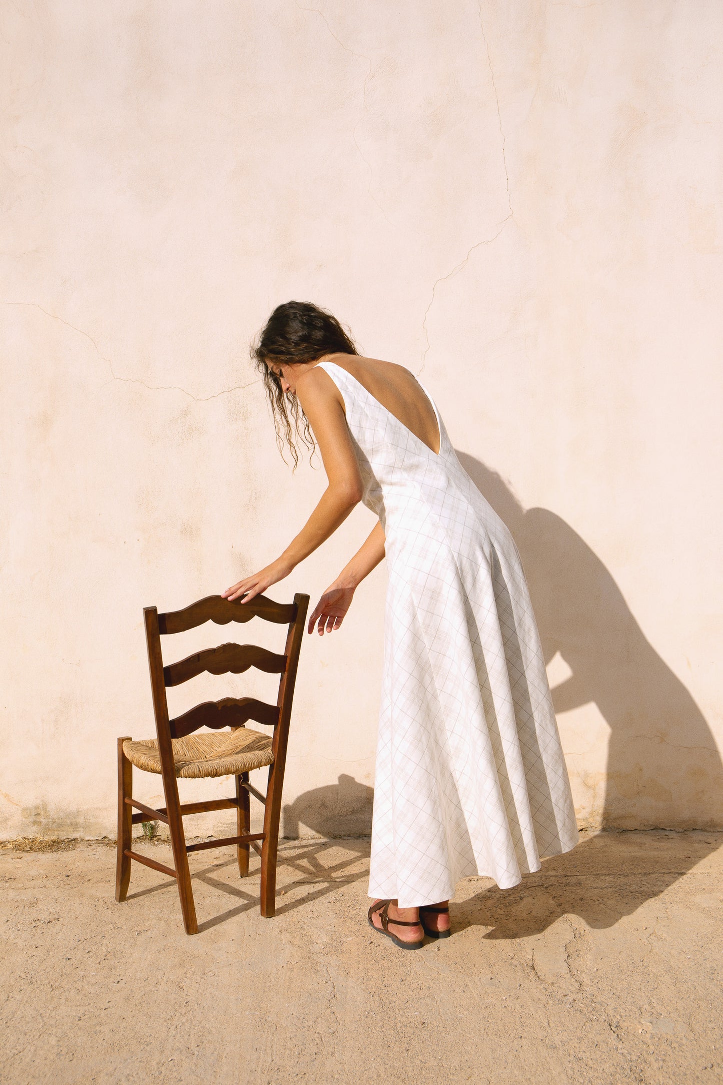 Fernanda Dress ~ Ivory Check
