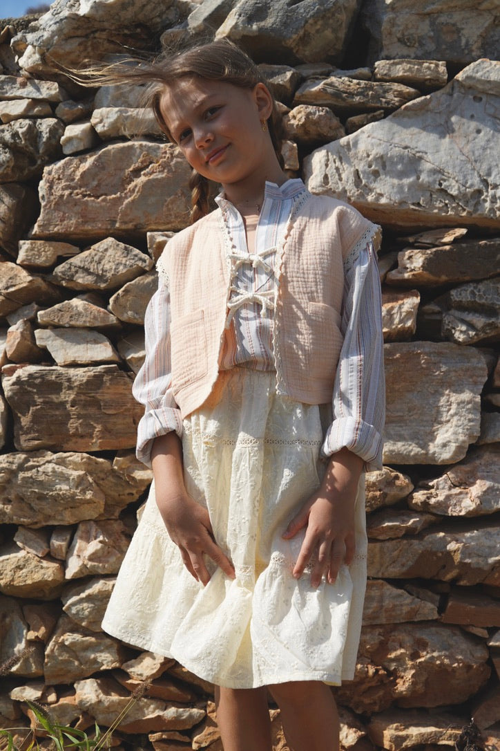 Baïa Skirt ~ Crème Broderie