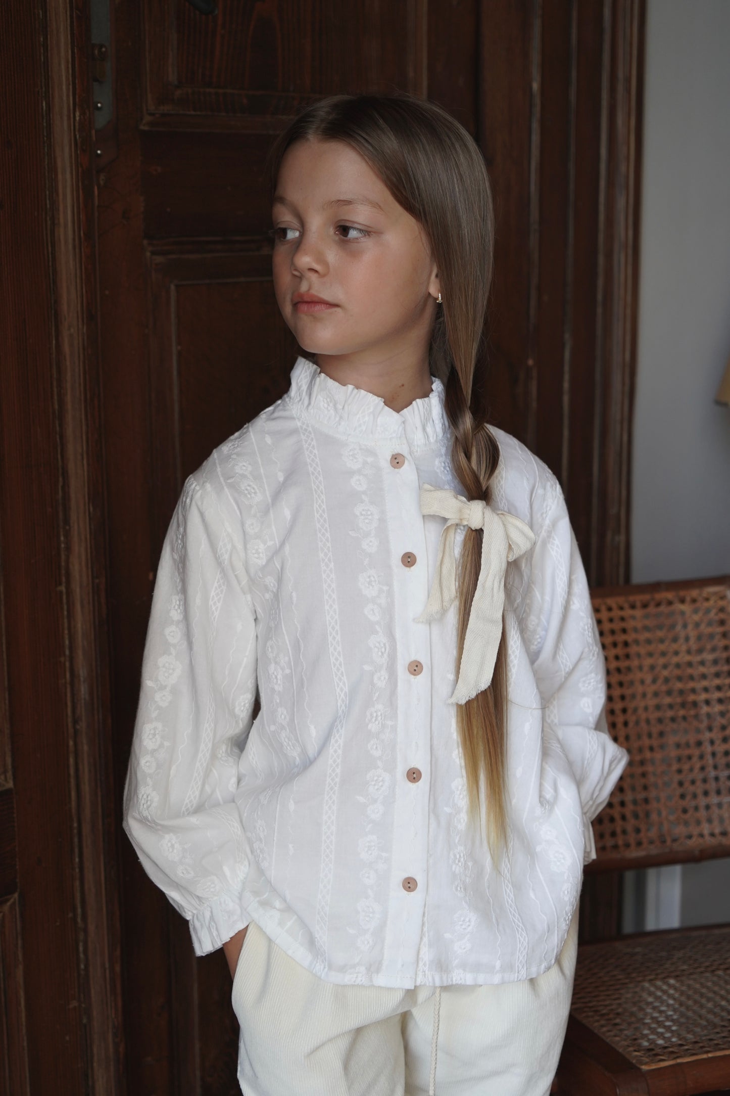 Fannette Blouse ~ Papillon Broderie