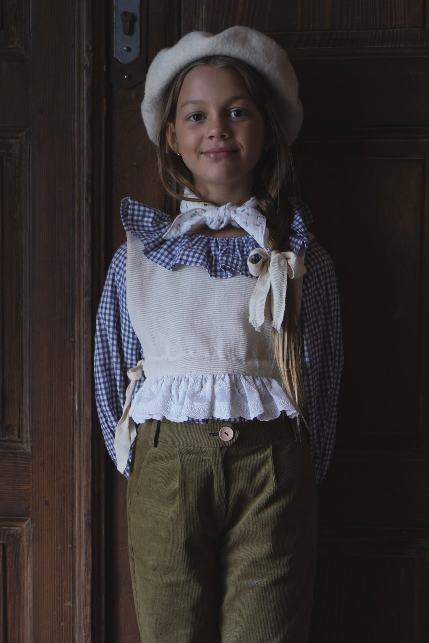 Ettie Scarf Set ~ Heirloom Lace + Florale Walnut