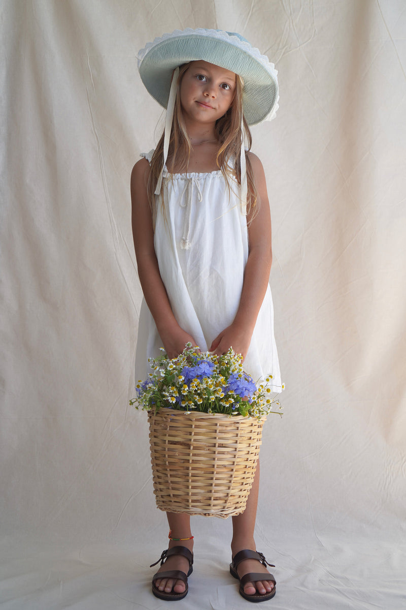 Daphne Dress ~ Antique Blanc