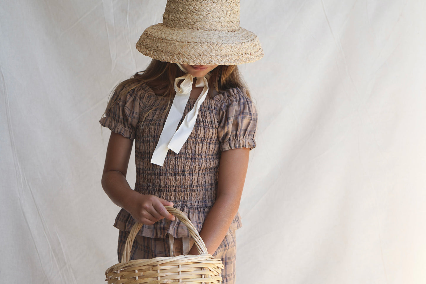 Sirene Blouse ~ Tartan Picnic