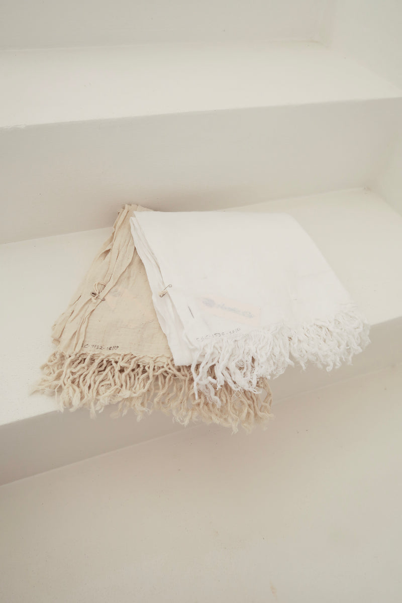 FRINGE TOWEL ~ UNBLEACHED