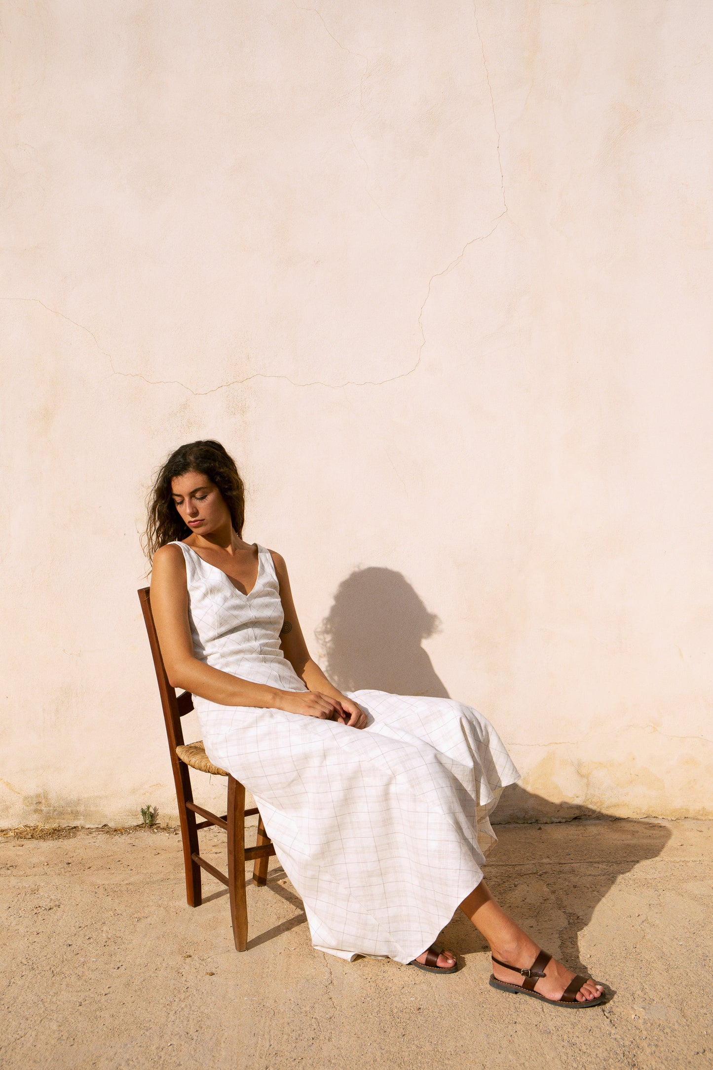 Fernanda Dress ~ Ivory Check
