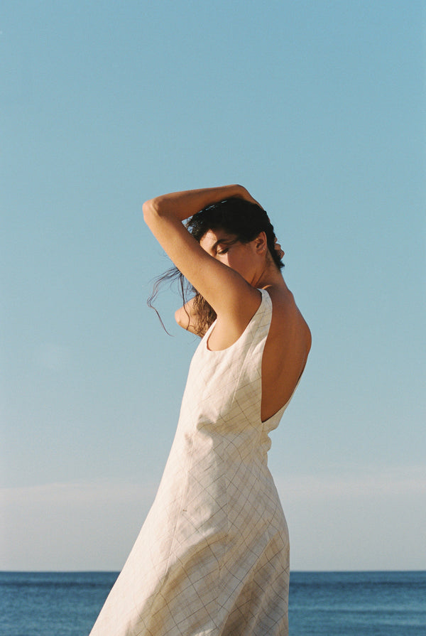 Fernanda Dress ~ Ivory Check