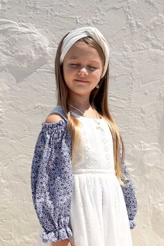 Ofelia Turban ~ Naturel Ecru Chalk Melange