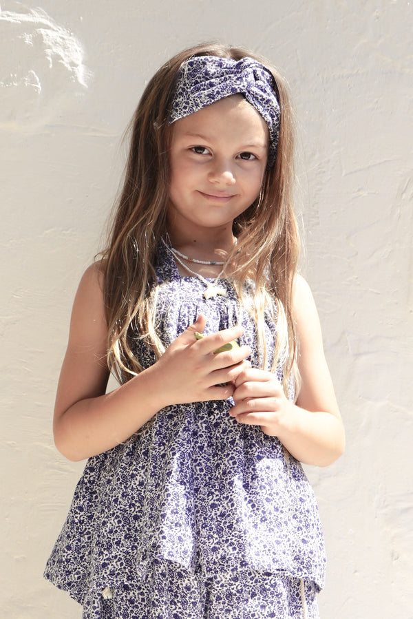 Ofelia Turban ~ Florale Linen